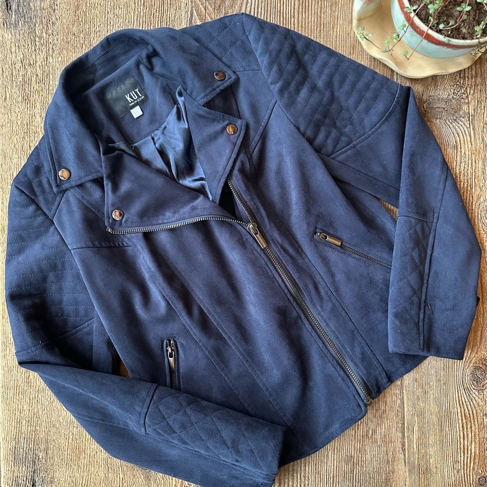 Kut from the Kloth Midnight Blue Blazer